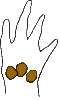 Vorderhand der Gelbbauchunke